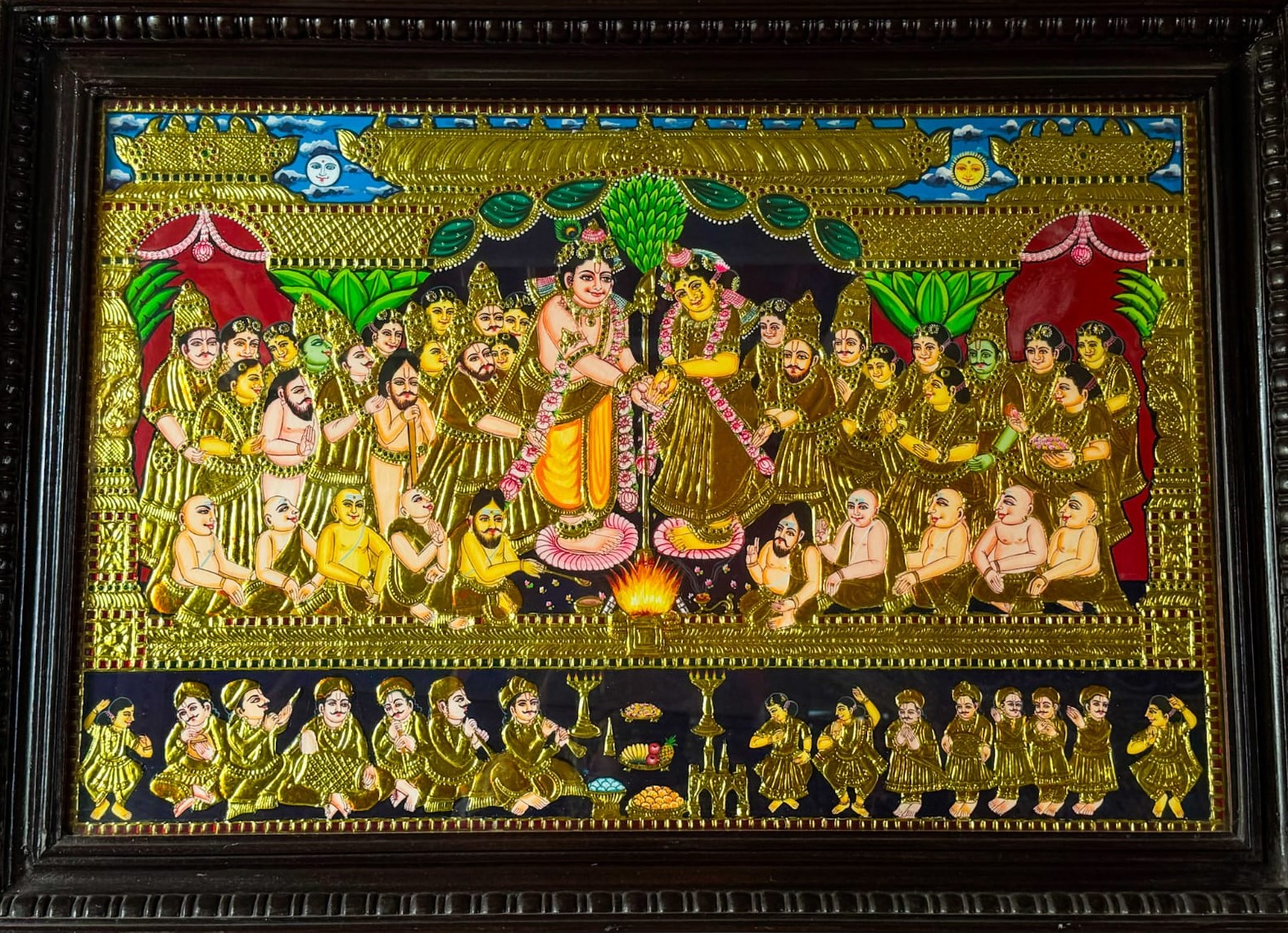 Krishna Rukmini Wedding Tanjore